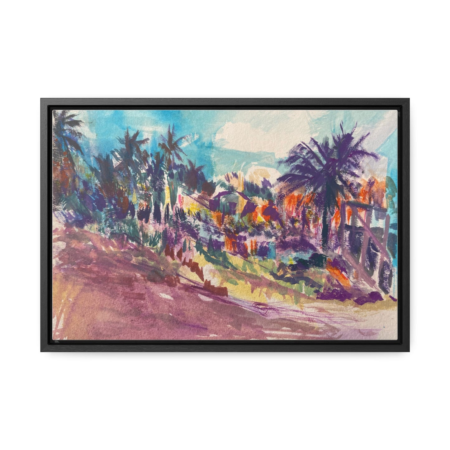 Sunset Serenade in Delray Beach, Gallery Canvas Wraps, Horizontal Frame