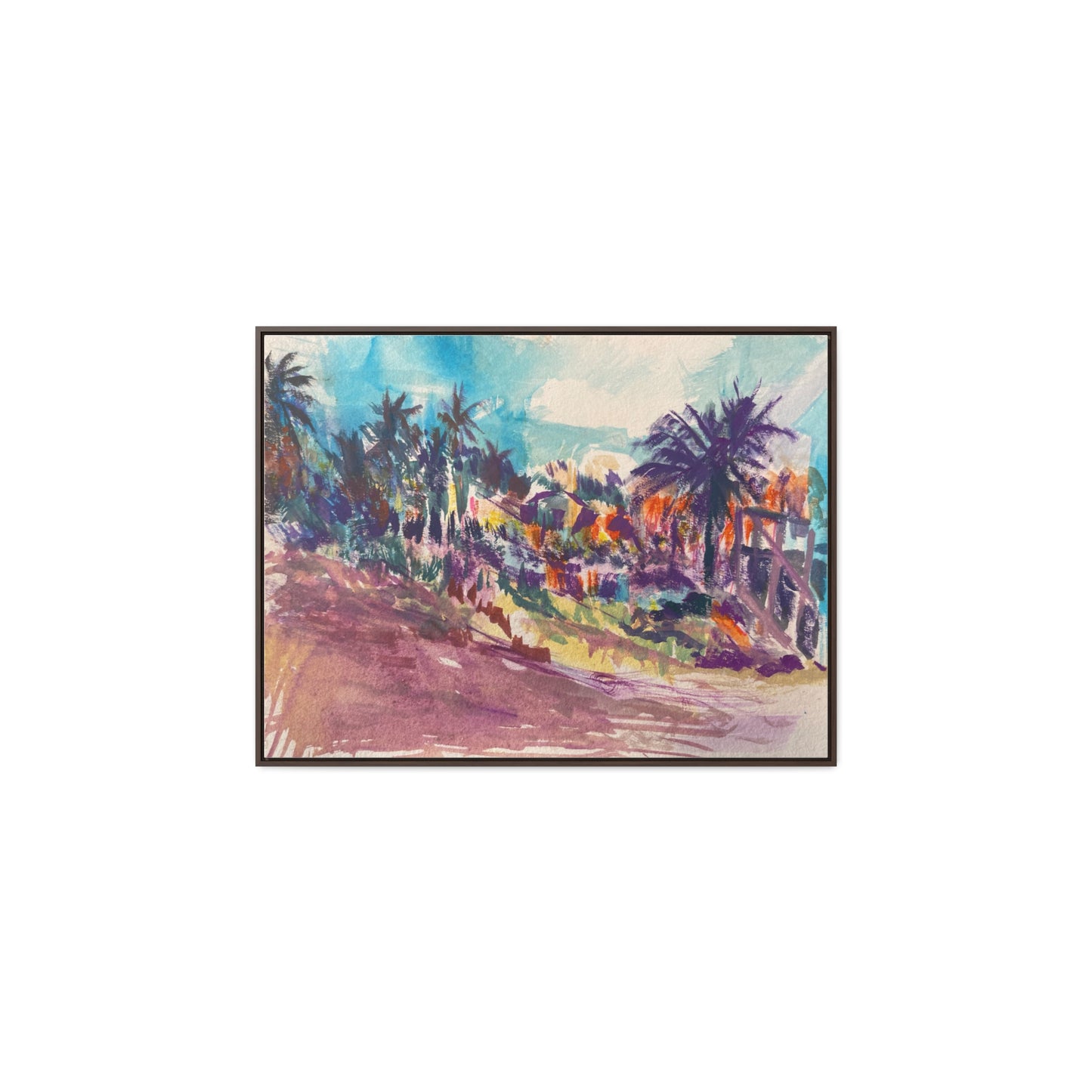 Sunset Serenade in Delray Beach, Gallery Canvas Wraps, Horizontal Frame