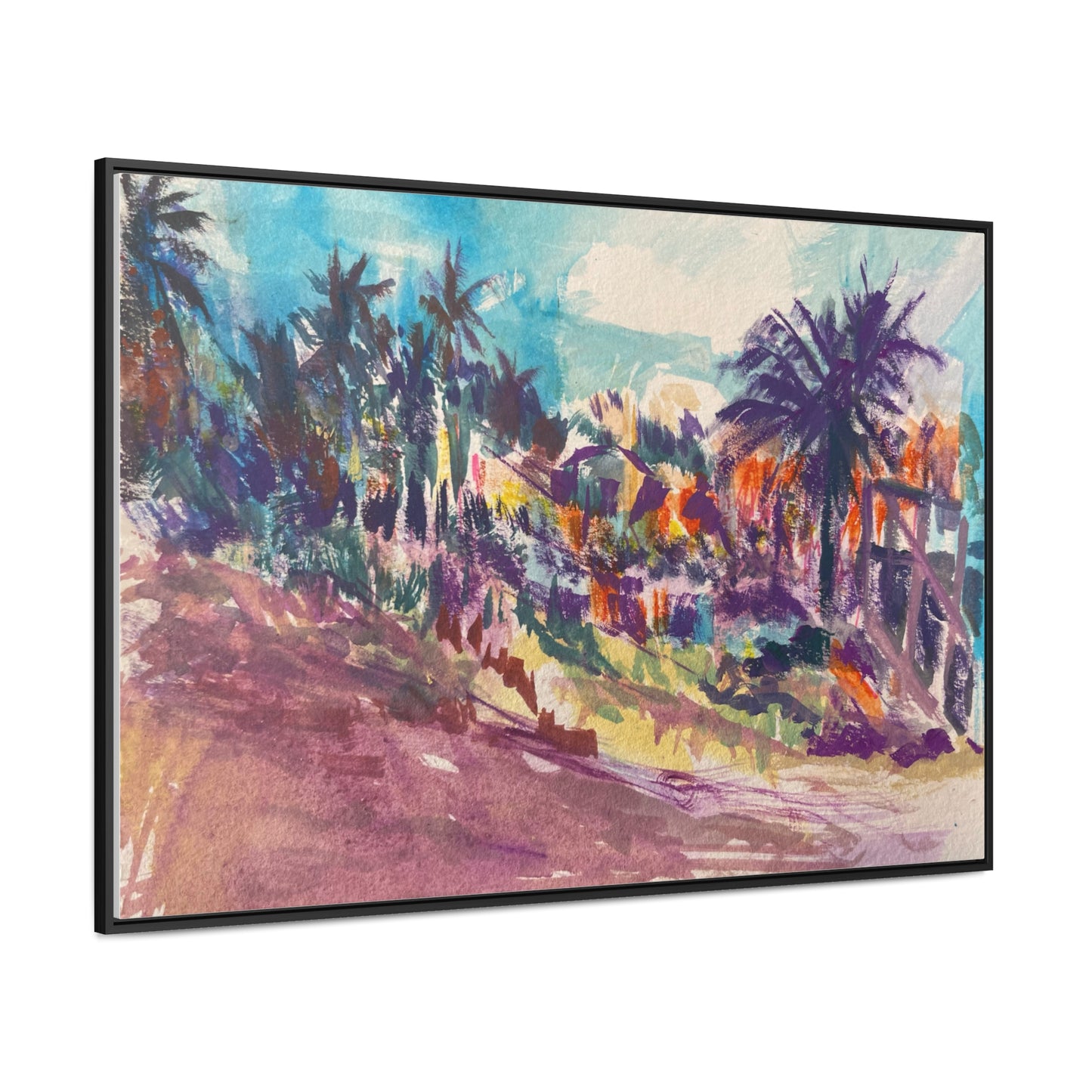 Sunset Serenade in Delray Beach, Gallery Canvas Wraps, Horizontal Frame