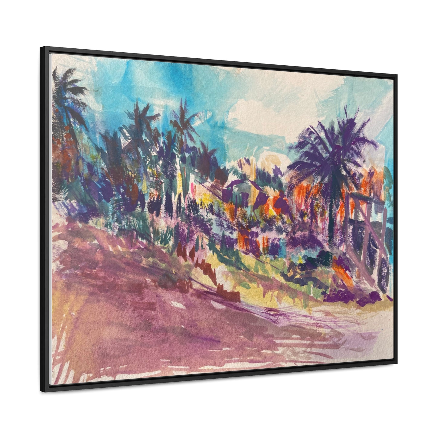 Sunset Serenade in Delray Beach, Gallery Canvas Wraps, Horizontal Frame