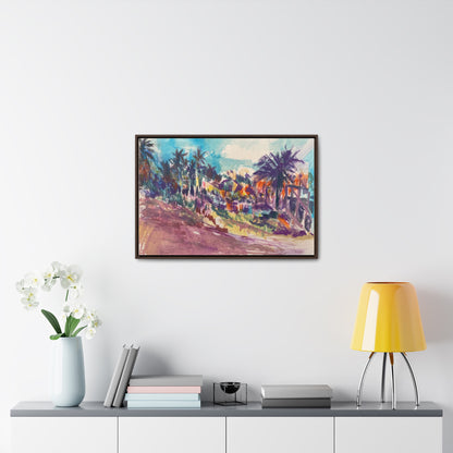 Sunset Serenade in Delray Beach, Gallery Canvas Wraps, Horizontal Frame