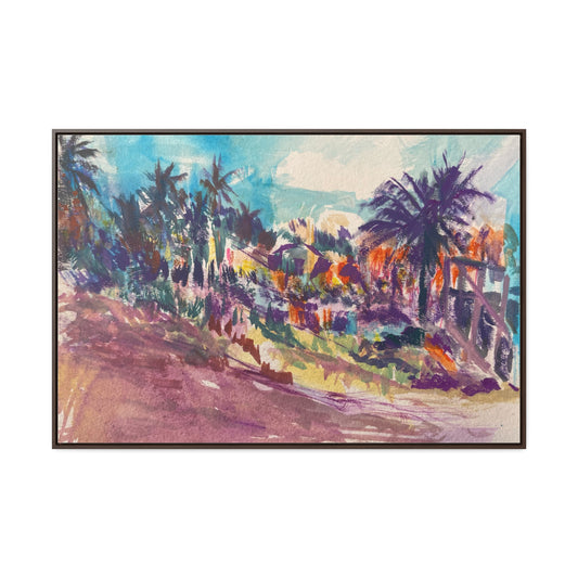 Sunset Serenade in Delray Beach, Gallery Canvas Wraps, Horizontal Frame