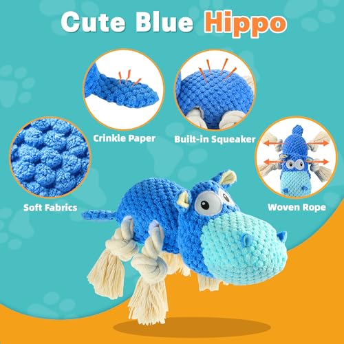 Tooptate Dog Toys for Aggressive Chewers - Dog Toys to Keep Them Busy Squeaky Dog Toys for Large Dogs