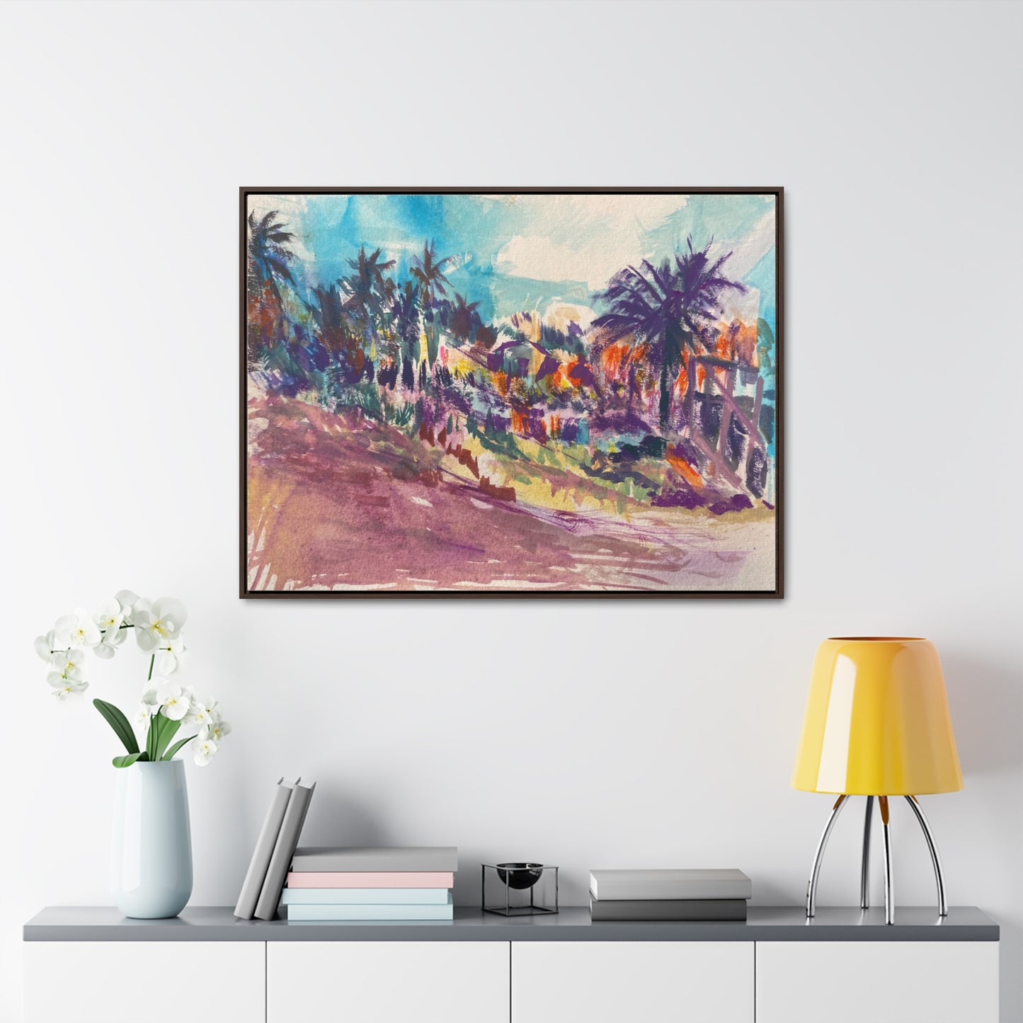 Sunset Serenade in Delray Beach, Gallery Canvas Wraps, Horizontal Frame